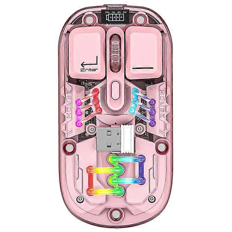 Rechargeable Computer Mouse Wireless Dual-Mode Mouse for Gaming Office Work