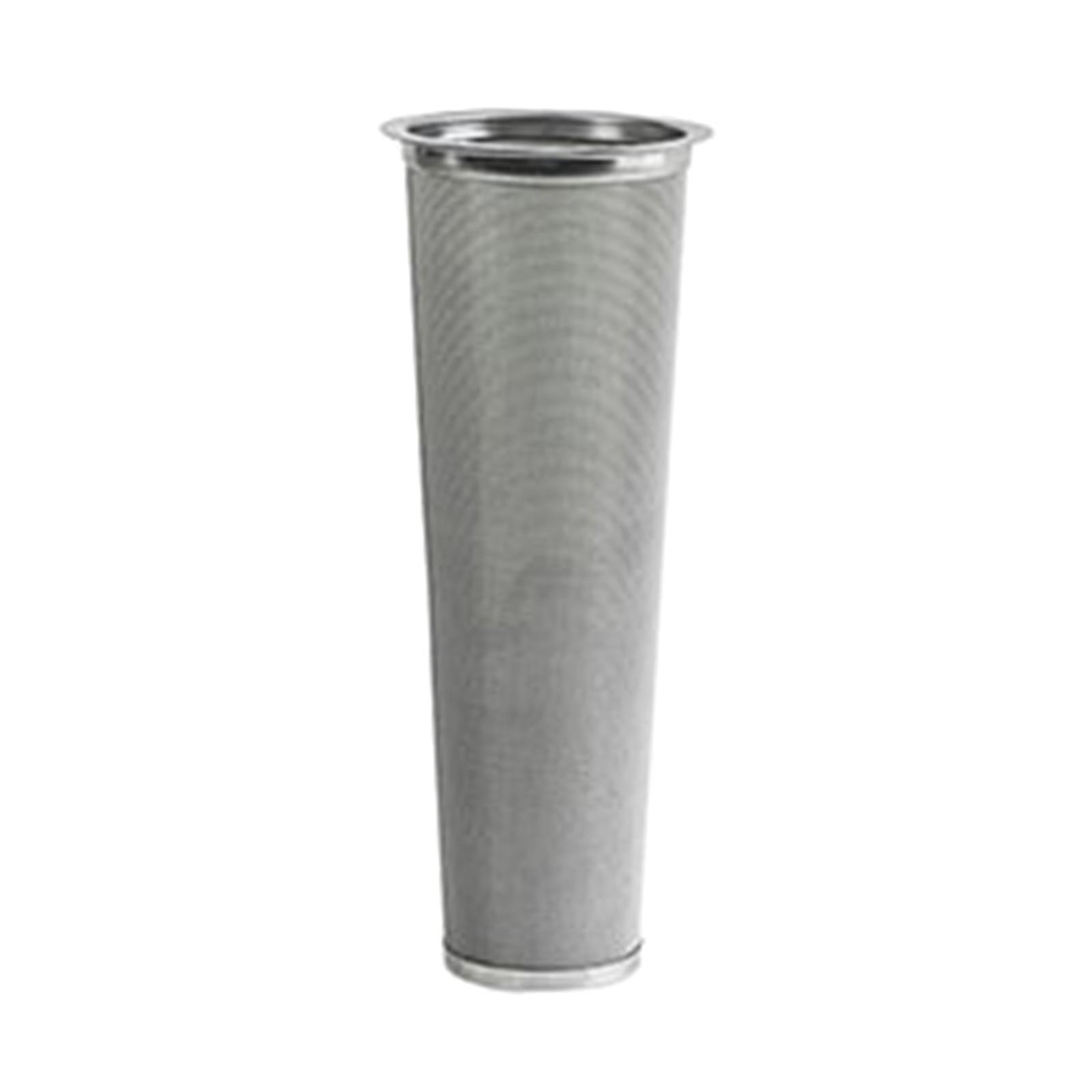 21cm Cold Brew Coffee Maker Reusable Stainless Steel Mesh Cone Shaped Wide Mouth Tea Filter with Sealing Ring Strainer Multicolor