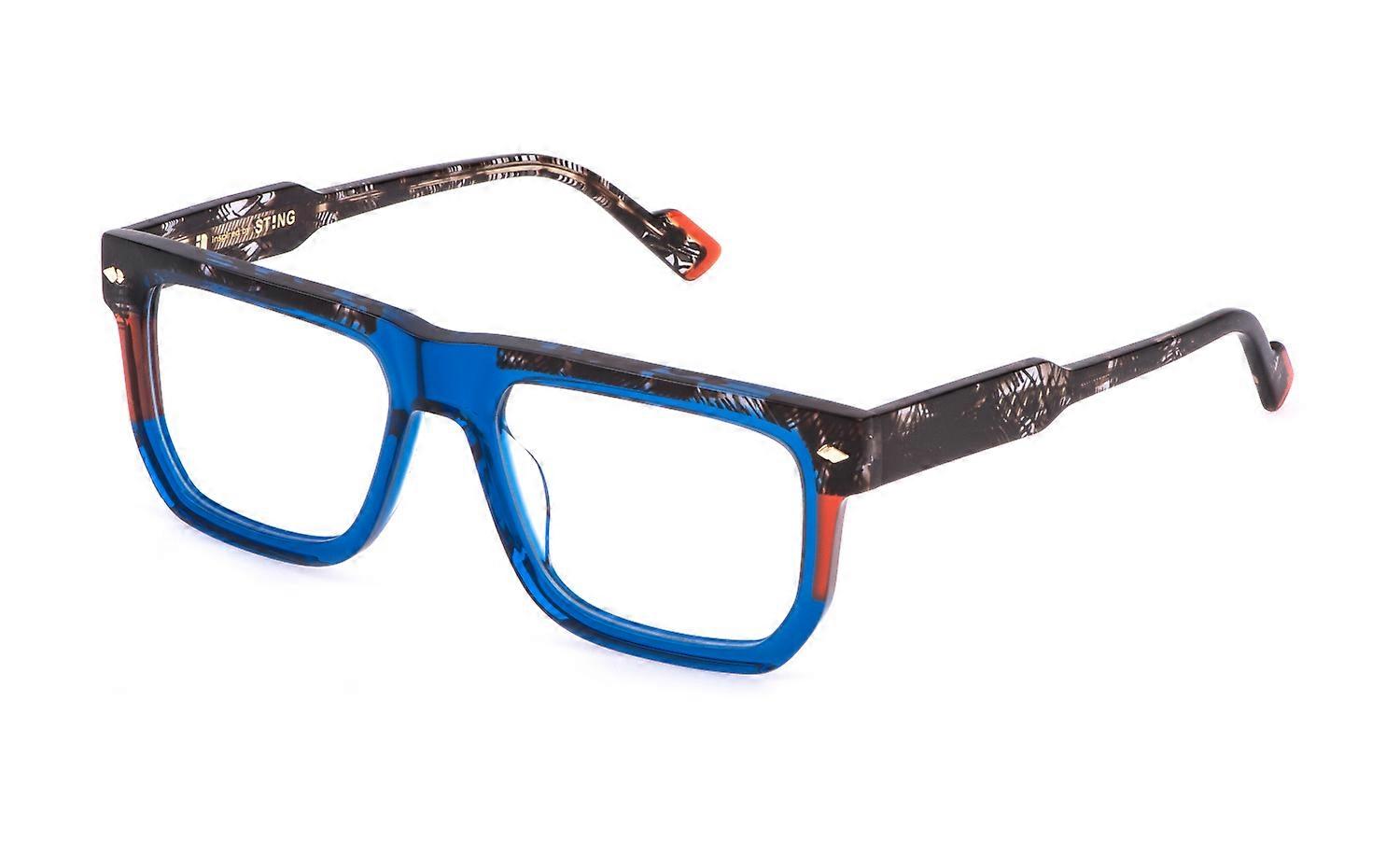 Eyewear Frames Sting VST527V 0AGQ BLU Transparent LUCIDO 53/18/145 MAN