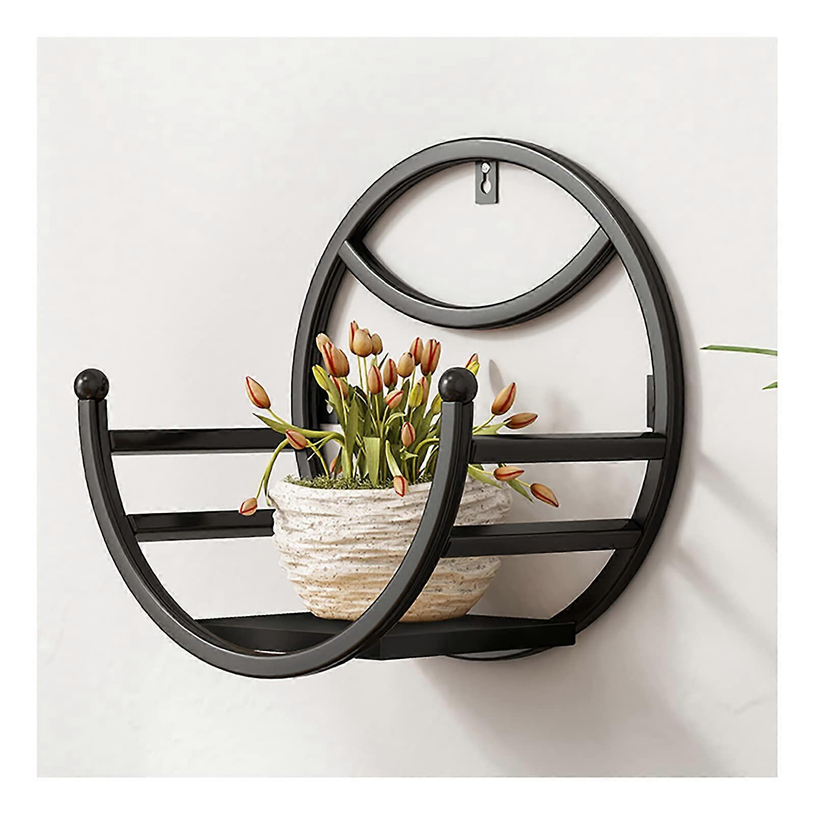 Wall Planter, Black Hanging Planter for Indoor Plants, Medium Size, Model 7201, Durable Design