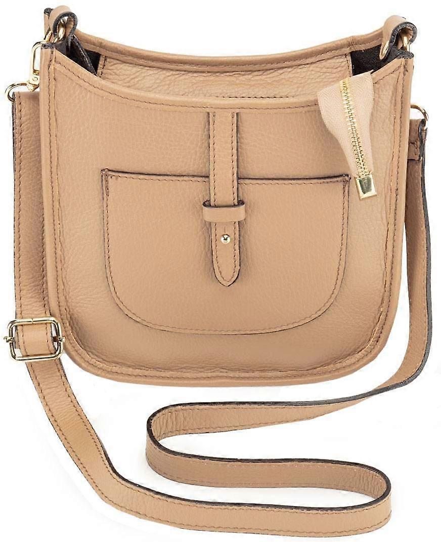 Elie Beaumont Messenger Bag - Cappuccino Beige