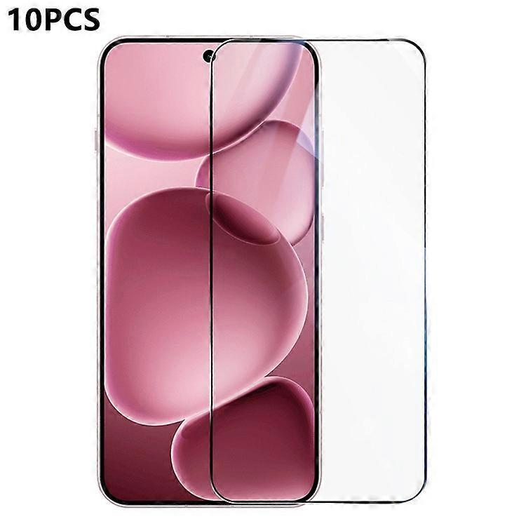 RURIHAI 10 قطع متوافق مع Oppo Find X8s + 5G فيلم زجاجي عالي الألومنيوم والسيليكون 0.26 مم 2.5D واقي شاشة