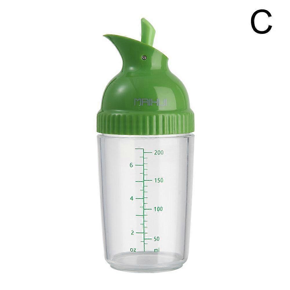 Green (C)$ salad dressing bottle kitchen dressing bottle
