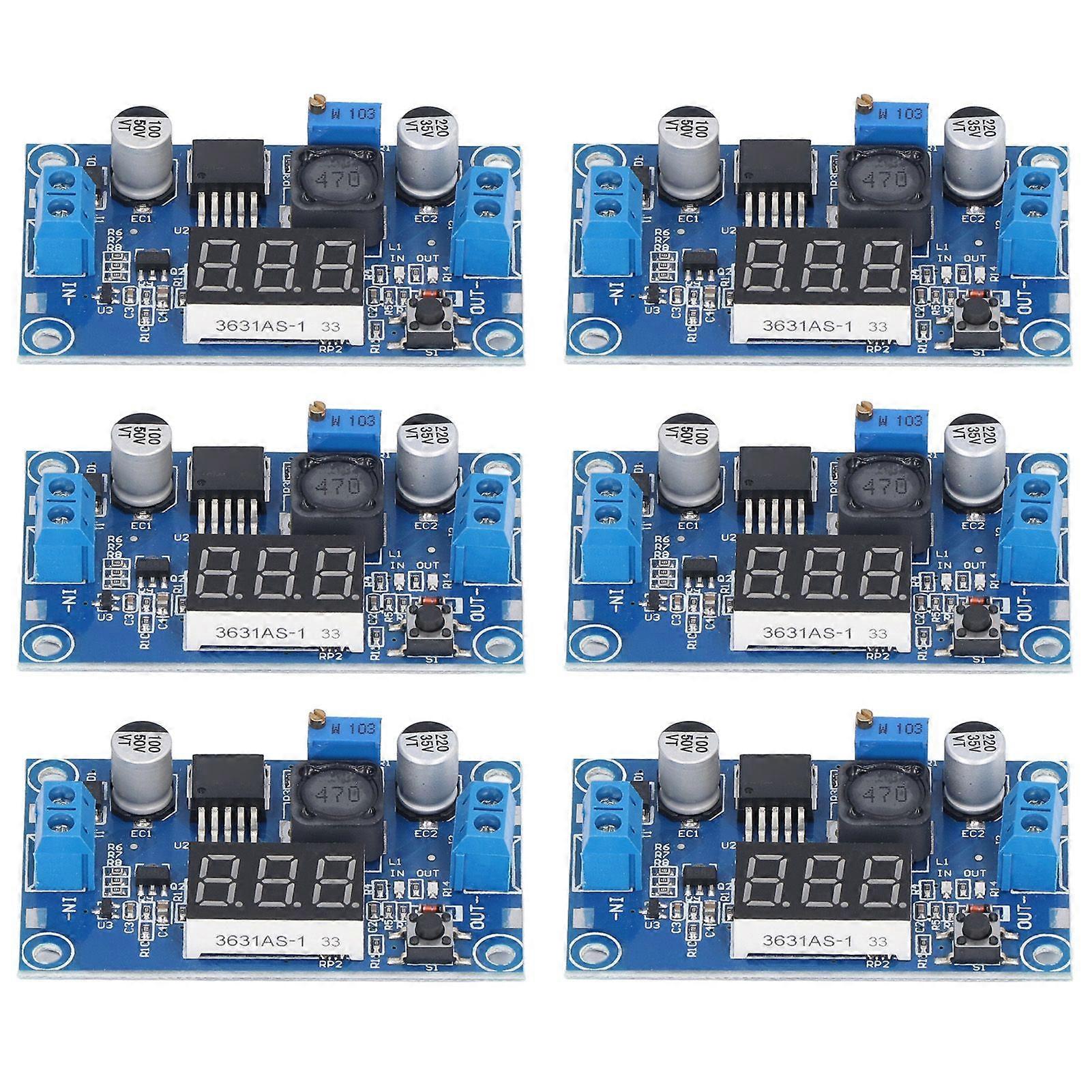 Högkvalitativ 6st DC-DC Step-Down Converter DIY 4-40V till 1,25-3 ...