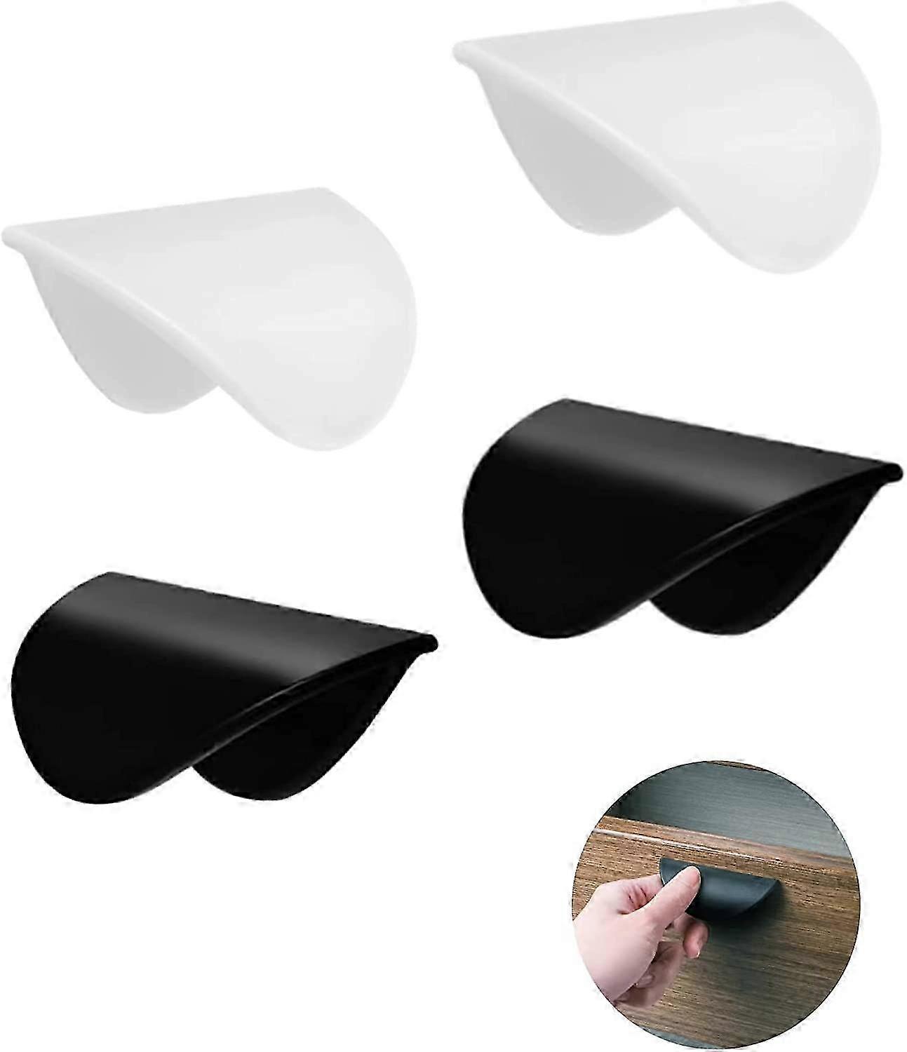 4 Pieces Self Adhesive Door Handle for Sliding Doors, Easy to Install and Durable Design, Perfect for Various Door Types