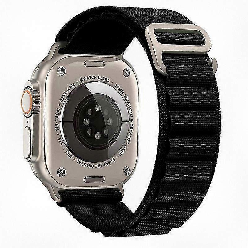 Nylon Strap for Apple Watch Series Ultra 8 SE 7 6 5 3 - Alpine Loop Style Bracelet Compatible with iWatch