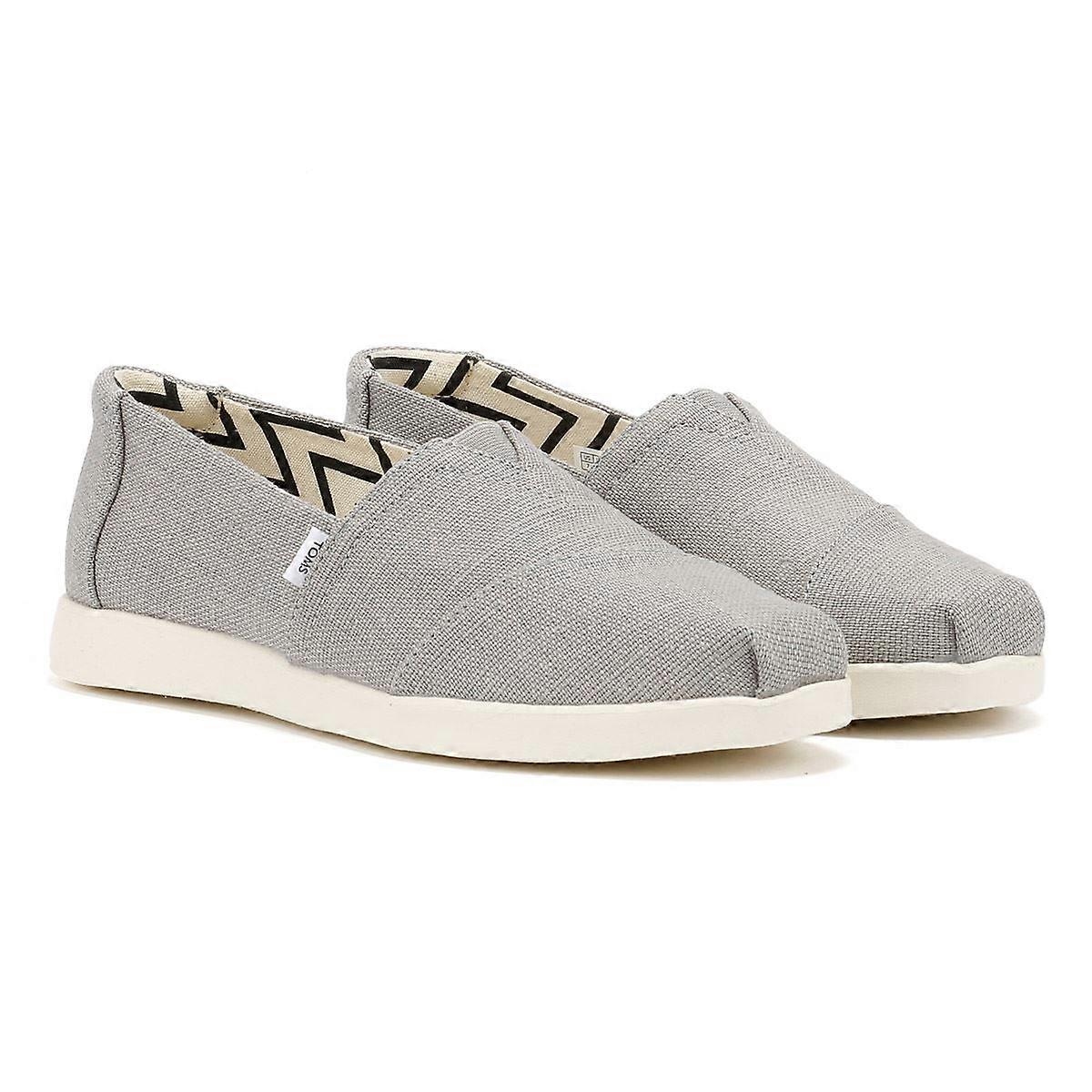 TOMS Alpargata Plus Heritage Canvas Women's Drizzle Grey Espadrilles