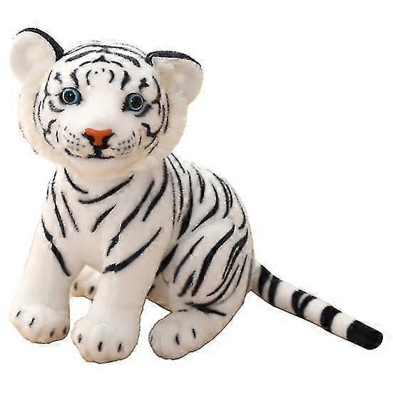 2025 Tiger Toy Eye-catching Appearance Elastic Texture Portable Adorable Tiger Cuddle Stuffed Toy for Home