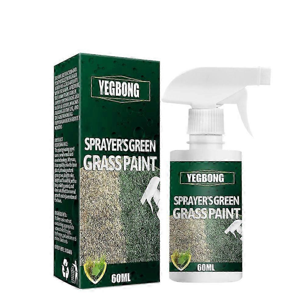 Fast Green Spray Grass and Turf Paint Environmentally Friendly Pet-Friendly Green Again Green Sprayer Lawn Colorant 1pc