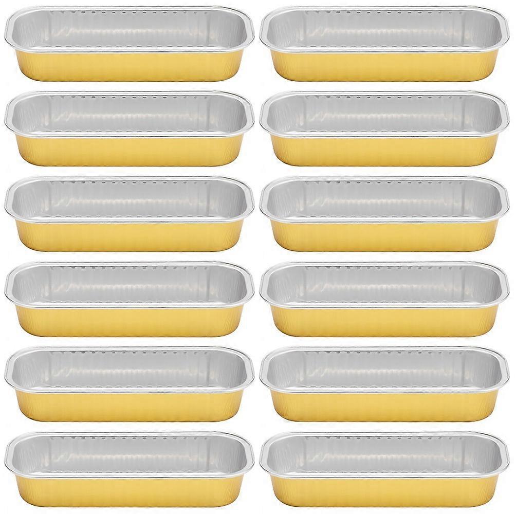 Portable Tin Foil Box Food Packaging Boxes Cooking Home Users 16.50X6.50X3.00CM 20Pack
