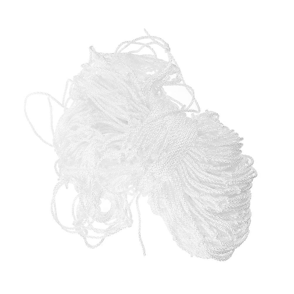 Heavy Duty White Cargo Net for Trailer & Container – Protection for Loose and Bulky Items Transport