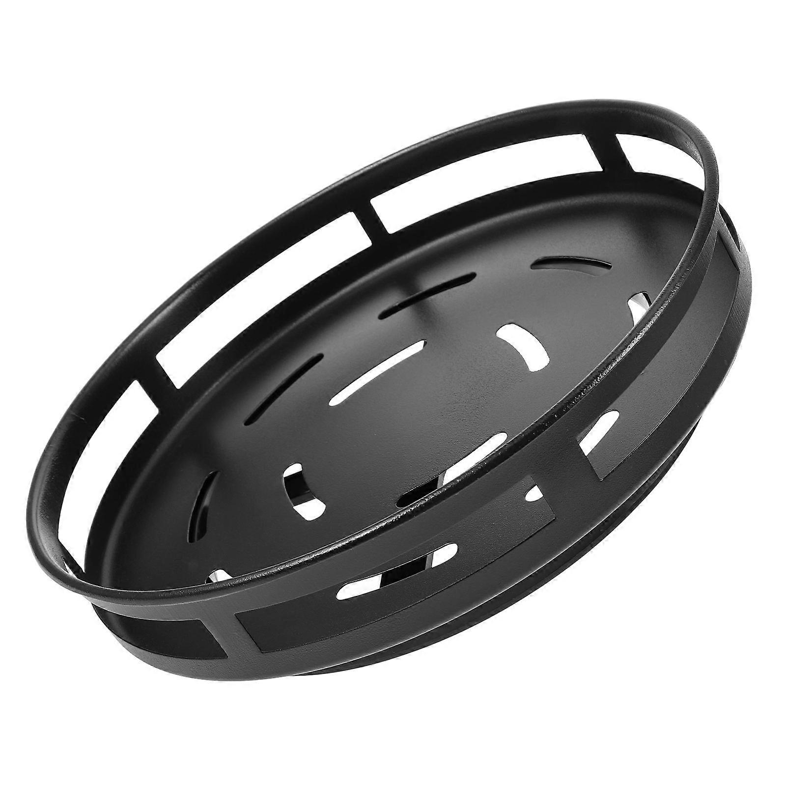 Spice Jar Organizer Turntable Storage Container Kitchen Accessories Circular Metal 360-Degree Rotation 1Pcs
