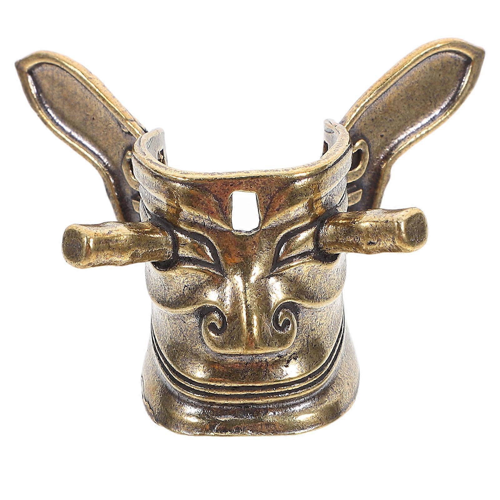 Cultural Representation Bronze Chinese Charms Pendant For Display Historical Ambiance Enhancement 1Set