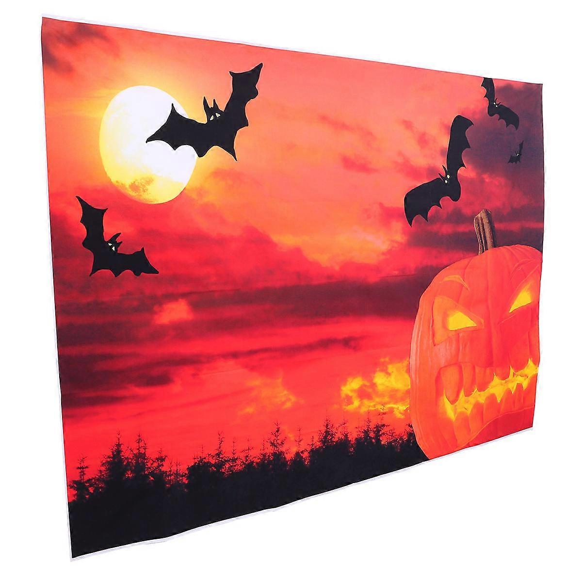 Photographic Background Cloth Pumpkin Halloween Parties 210X150CM For Event Organizers 1Pcs
