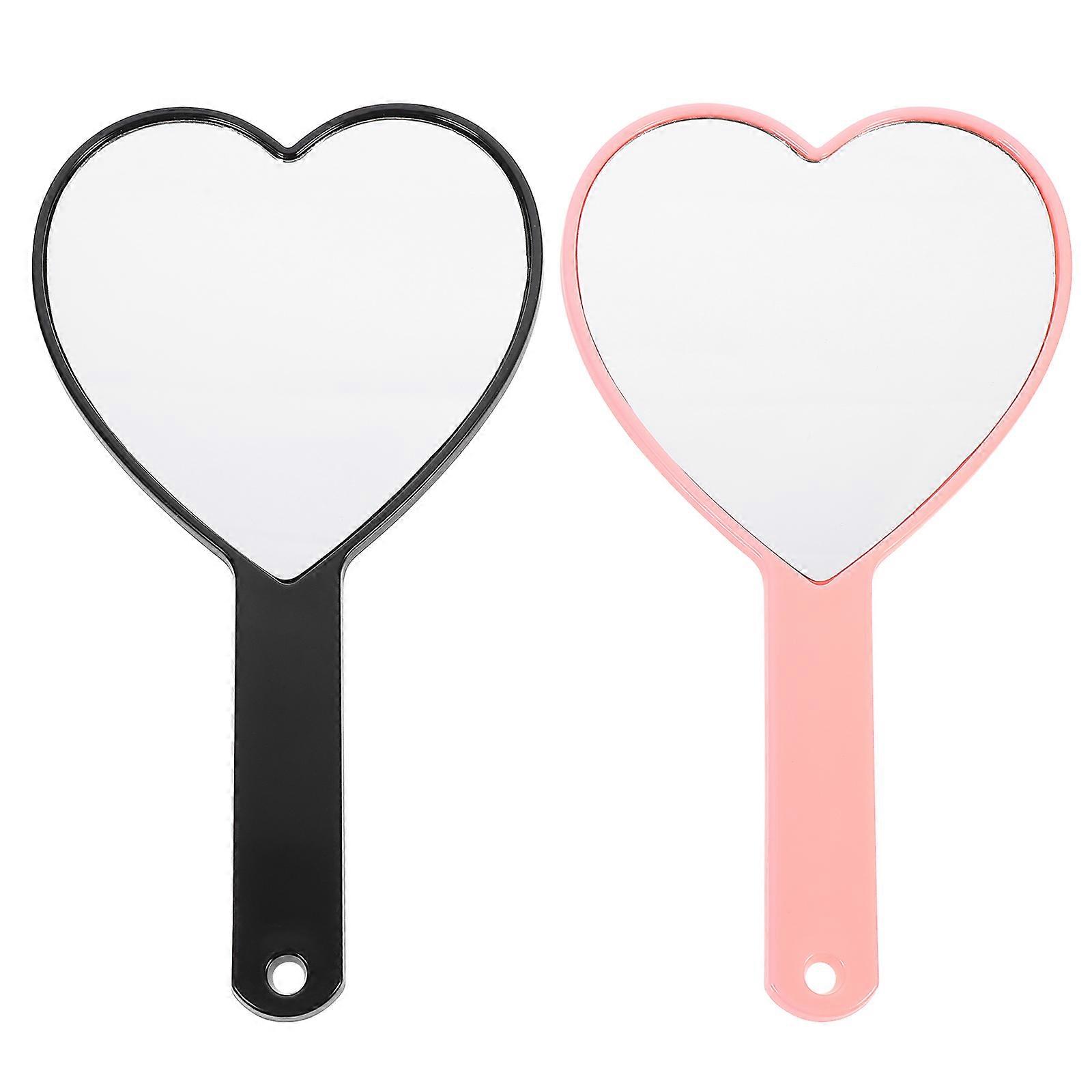 Compact Travel Makeup Mirror Small Makeup Mirror Portable Personal Grooming Mirror For Makeup Artists 2Pcs