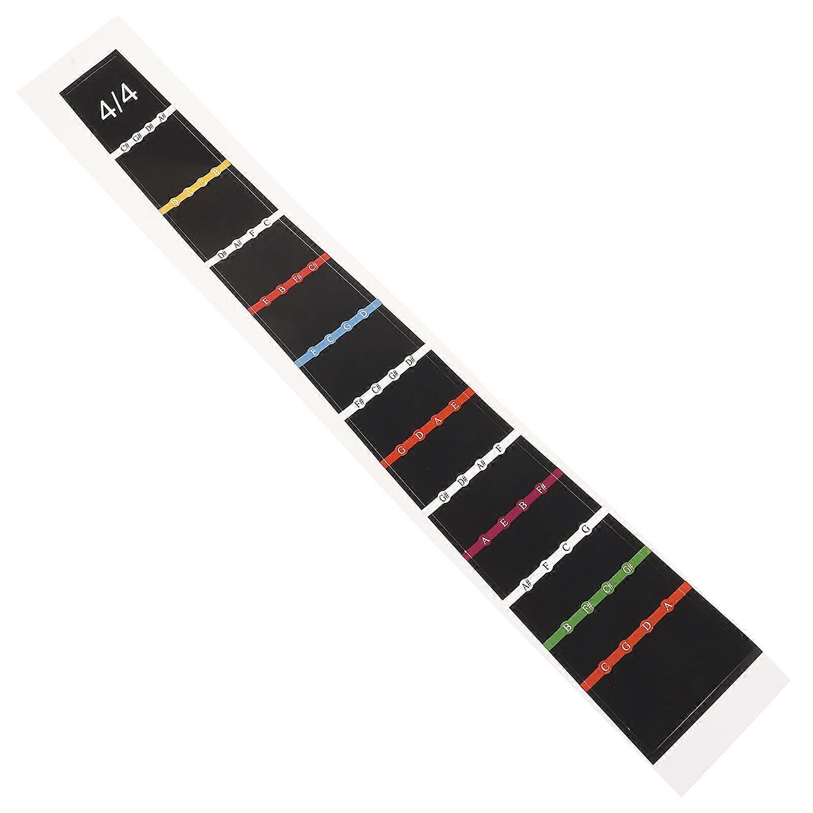 دليل إصبع التشيلو ملصقات الآلات الموسيقية التشيلو في الهواء الطلق ممارسة 40.50X6.00X0.10CM أسود مقاومة للاهتراء 1 قطعة