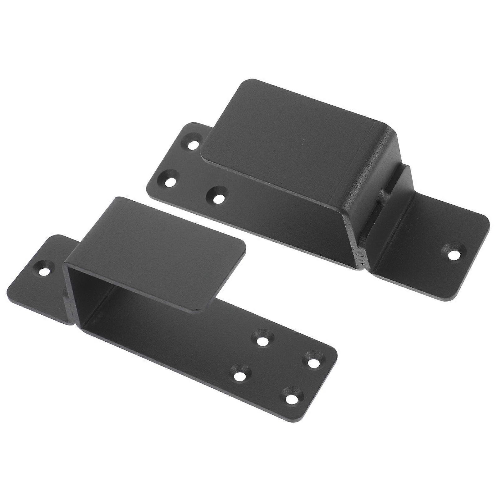 U Shaped Door Bar Holder Brackets Thickened Sliding Door Support for Enhanced Security and Easy Installation