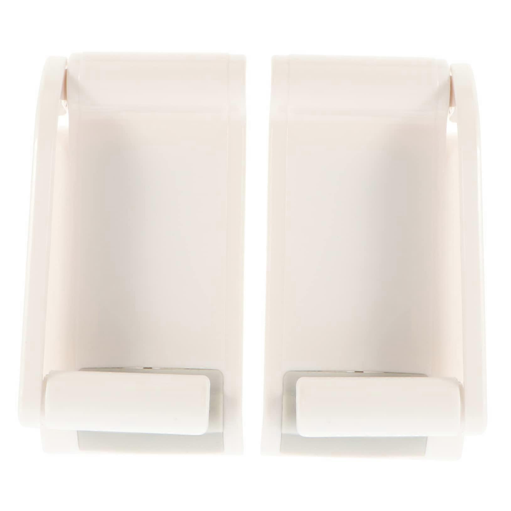 Magnetic Paper Towel Holder 1 Pair Sturdy Stick-On Kitchen and Oven Towels for Easy Access and Organization