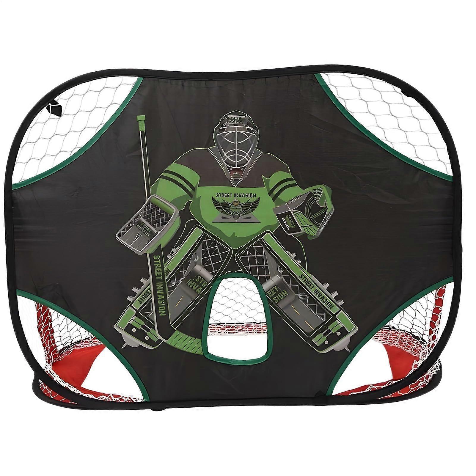 Folding Net Popup Football Goal Multifunctional for Backyard, Kids Black Ref: 8540