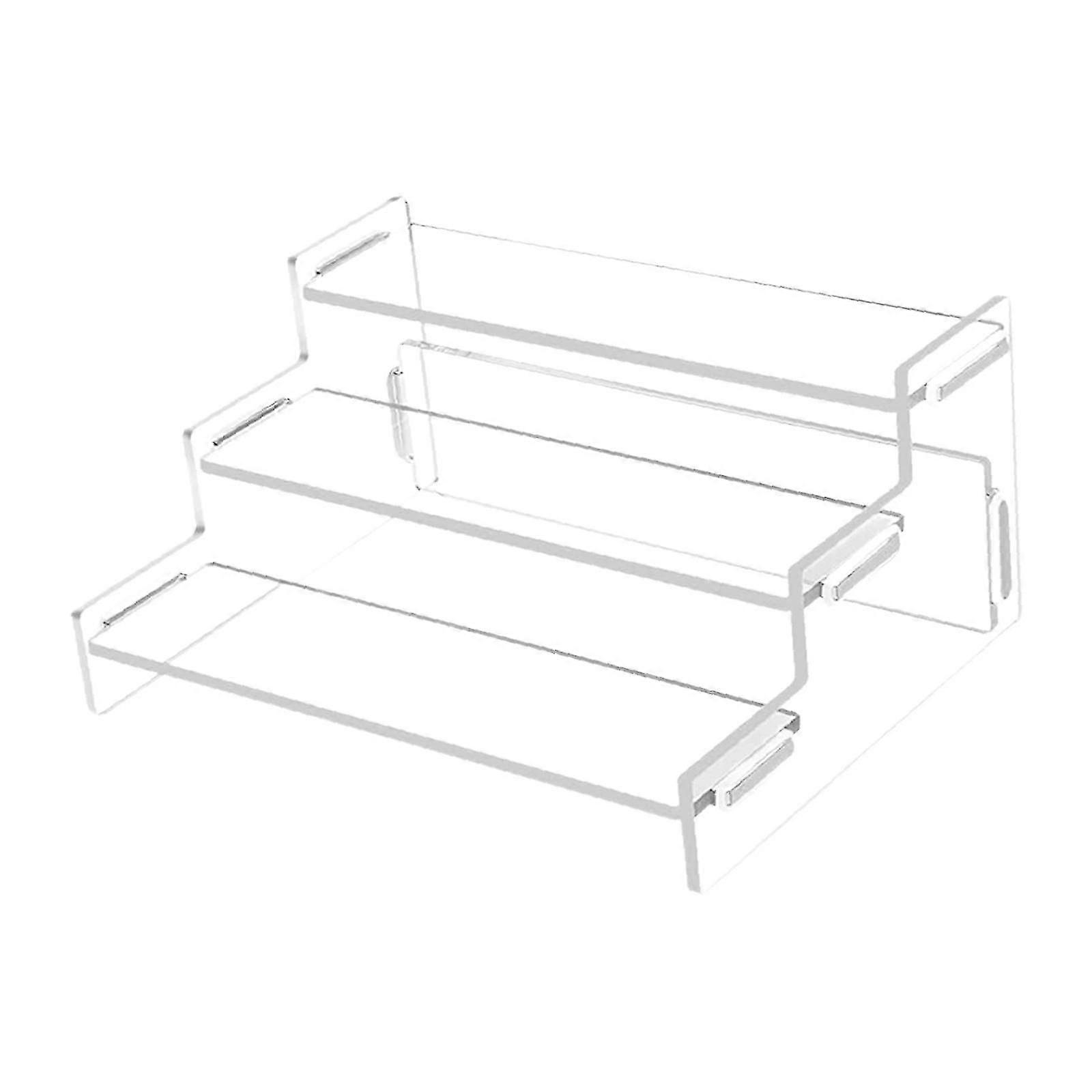 Acrylic Riser Clear Display Stand Dessert Shelf for Cosmetics Models Jewelry