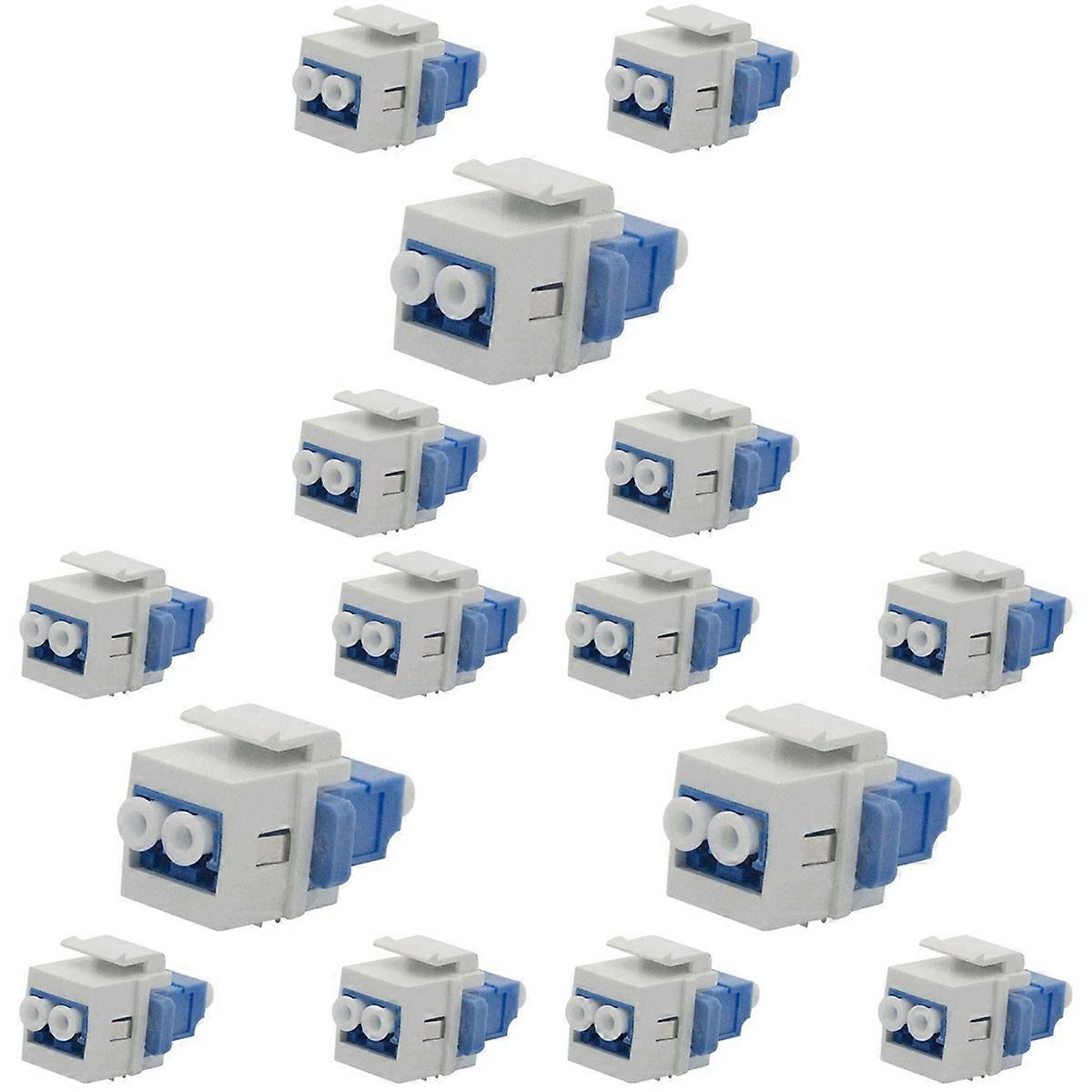 LC Fiber Optic Adapter Coupler for Wall Plates, Patch Panels