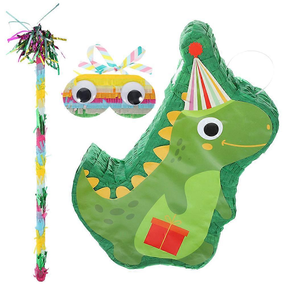 Dinosaur Pinata Adorn Party Game Birthday Party Supplies Dinosaur Shape Assorted Color 1Set
