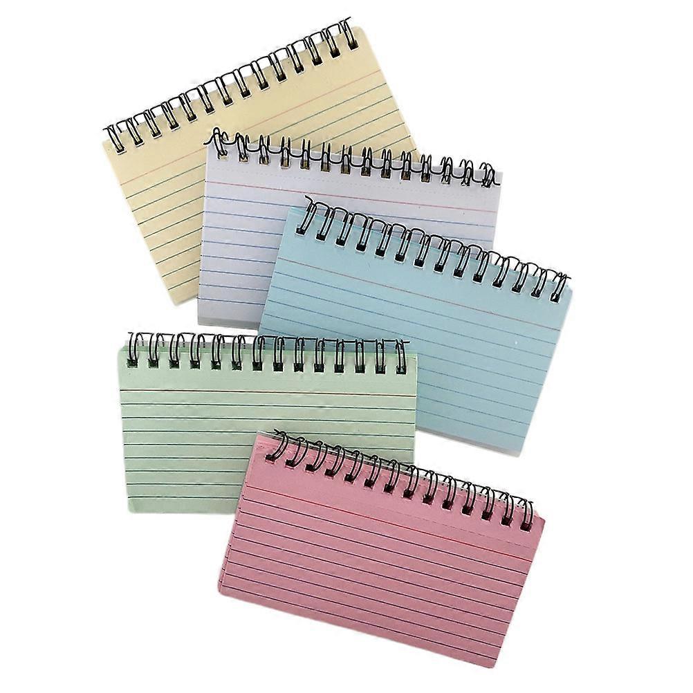 Writing Pad Notepad Assorted Color Daily Use 4.95X3.34IN Tearable 5Pcs