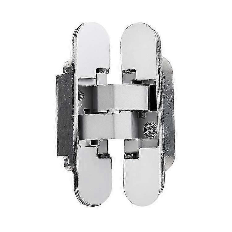 Invisible Hinge For Doors, Set Of 2 Invisible Hinges For Heavy Doors, 40 Kg Load, 180 Opening, Zamak