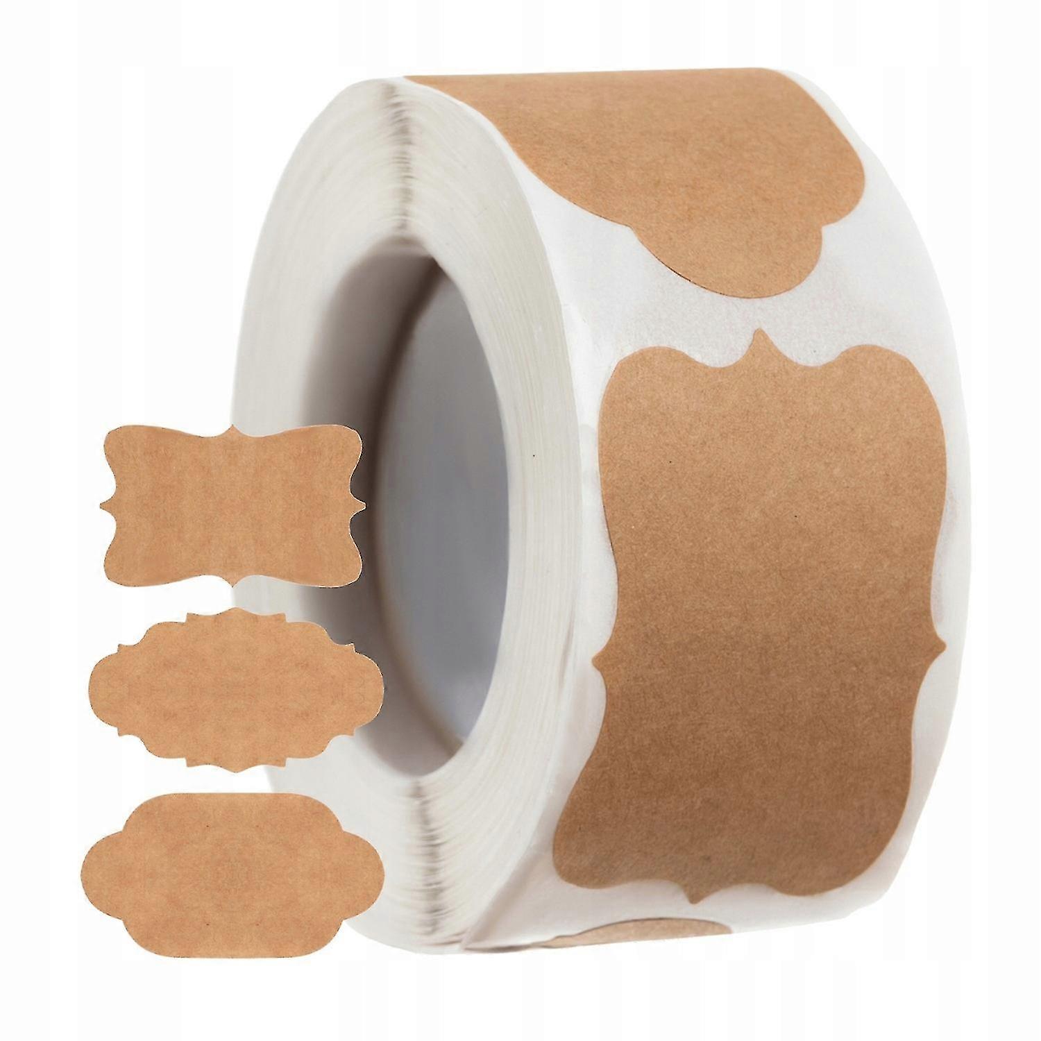 300 PCSステッカー、ジャムジャー用ラベル - 防水&再利用可能な缶詰ジャーラベル