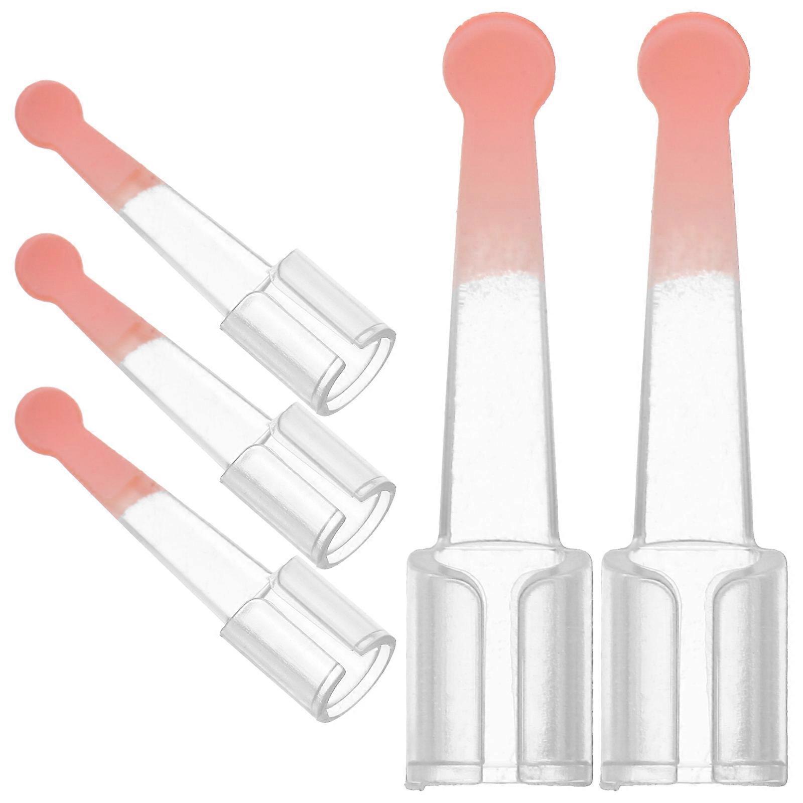 Handheld Ear Cleaner Ear Wax Spoon Use Pink 2.30X0.40X0.40cm Visible Ear Scoop 5Pcs