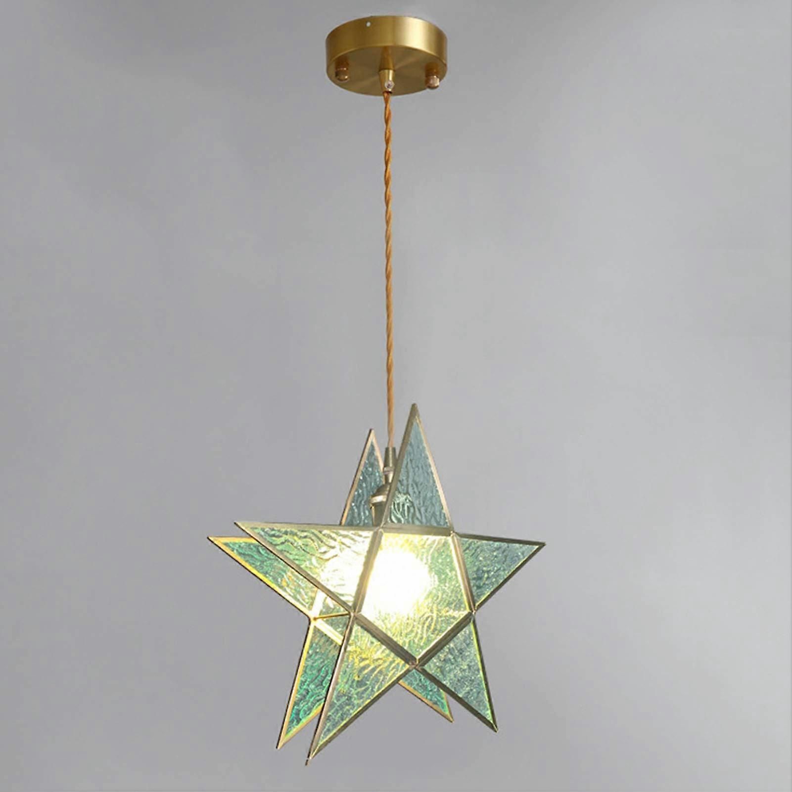 Small Full Copper Single-Sided E27 Chandelier
