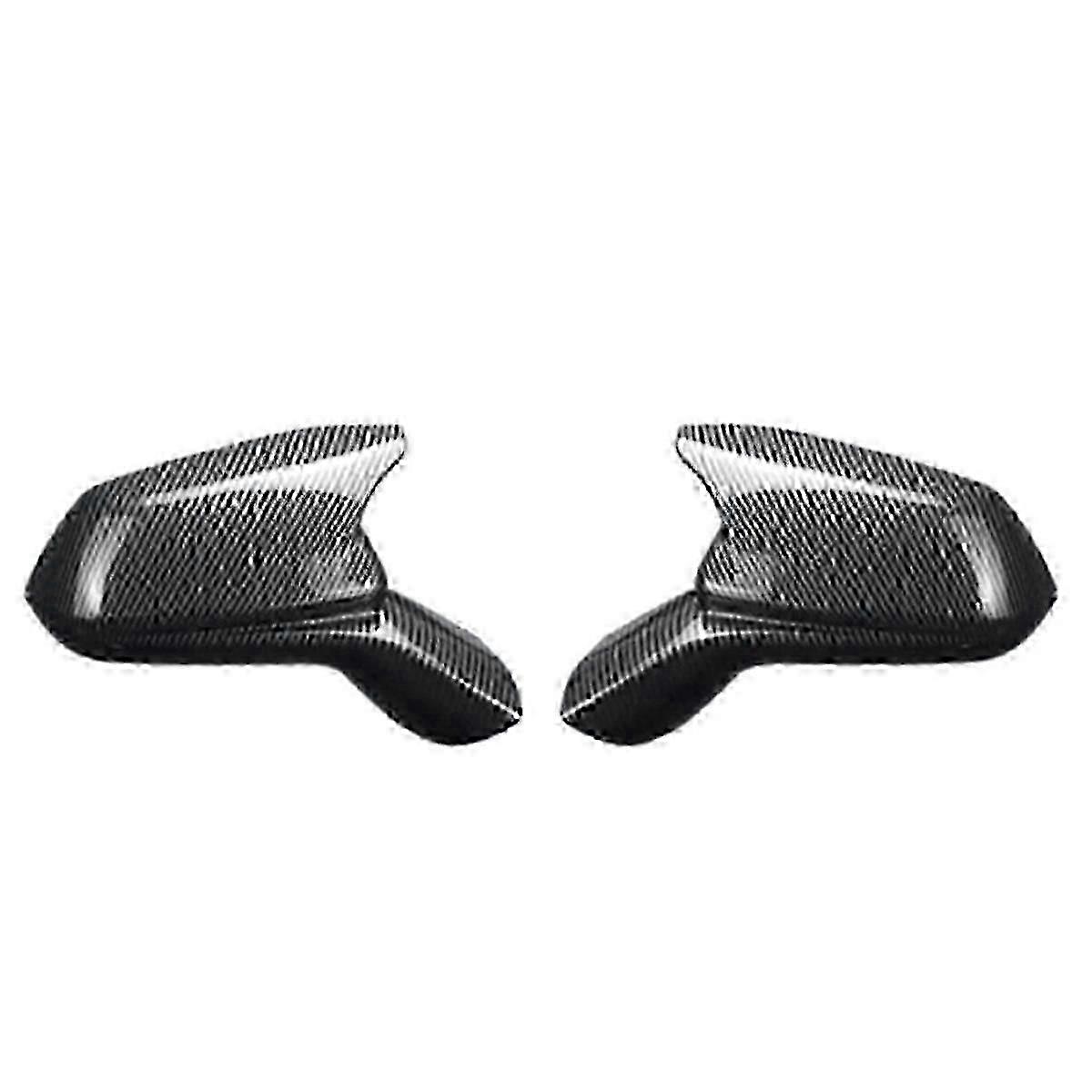 Suitable for Car Rearview Mirror Cover for 2016-2021 Side Rearview Mirror Cap Carbon Fiber Pattern
