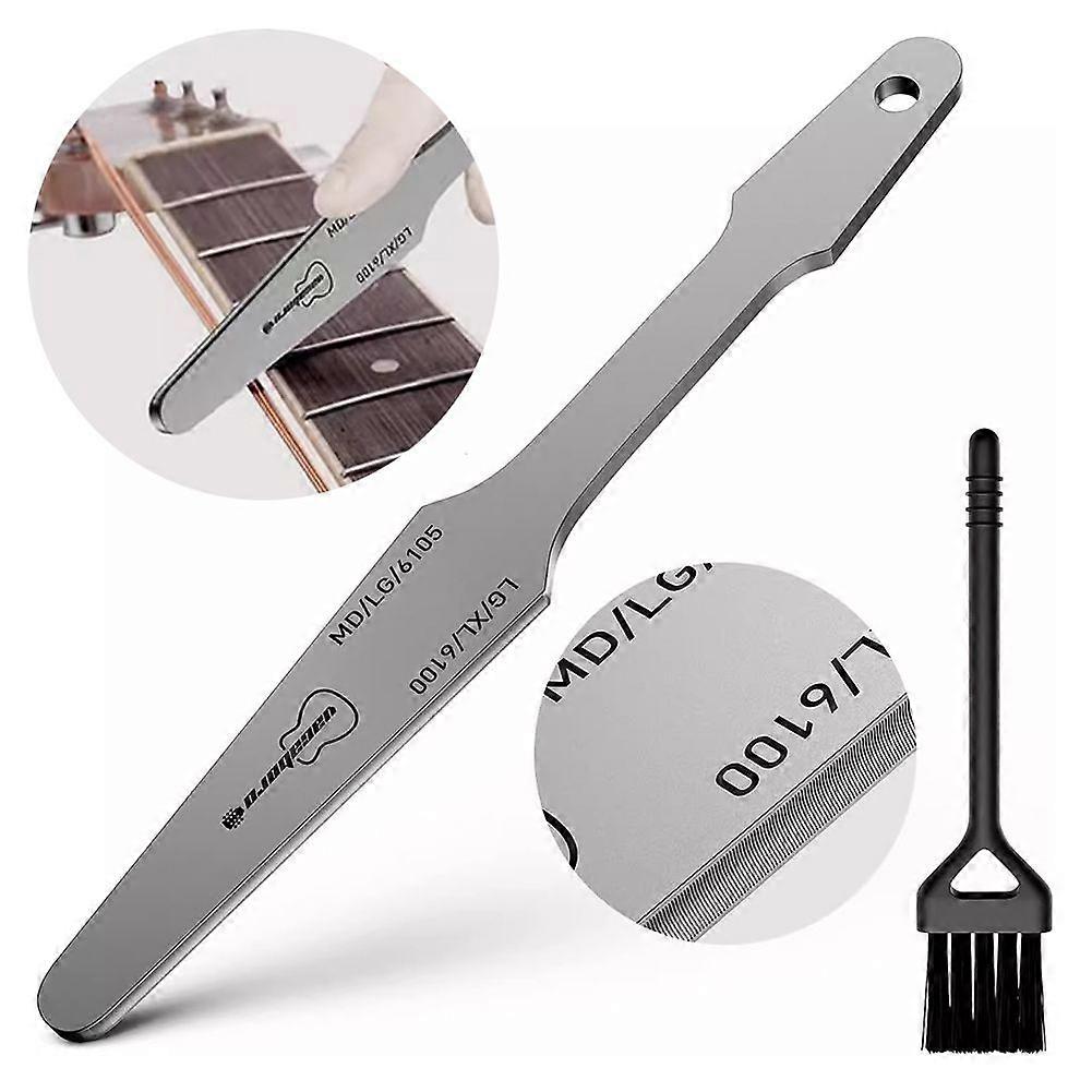 Guitar Crowning File Carbon Steel Fret Polishing Tool for DIY Guitar Repair Beginners Professional Maintenance