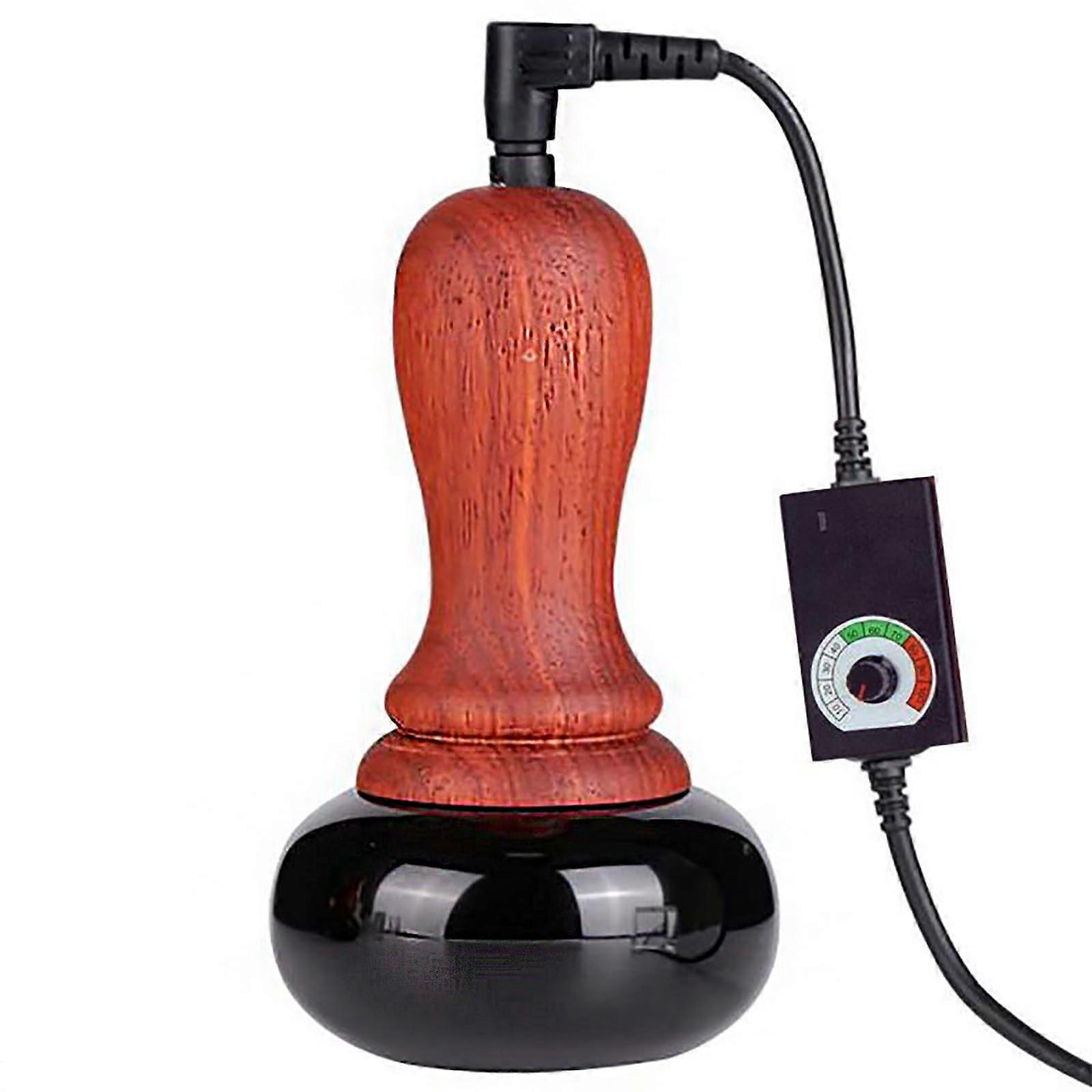 Bianstone Heated Moxibustion Device, Energy Stone Meridian Scraping, Heat and Antiscald, Comfortable Handle
