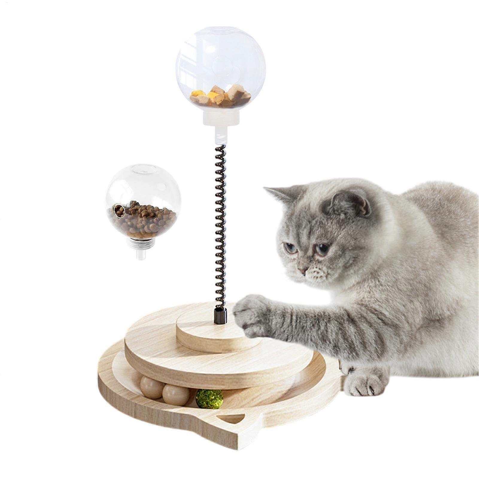 LeckerliBall for Cats – Portable Cat Puzzle Slow Feeder – Pet Food Ball