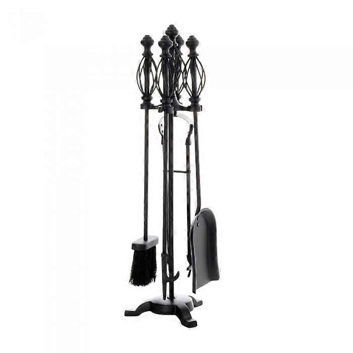 Leecroft Cage Handle Companion Set Noir 27''