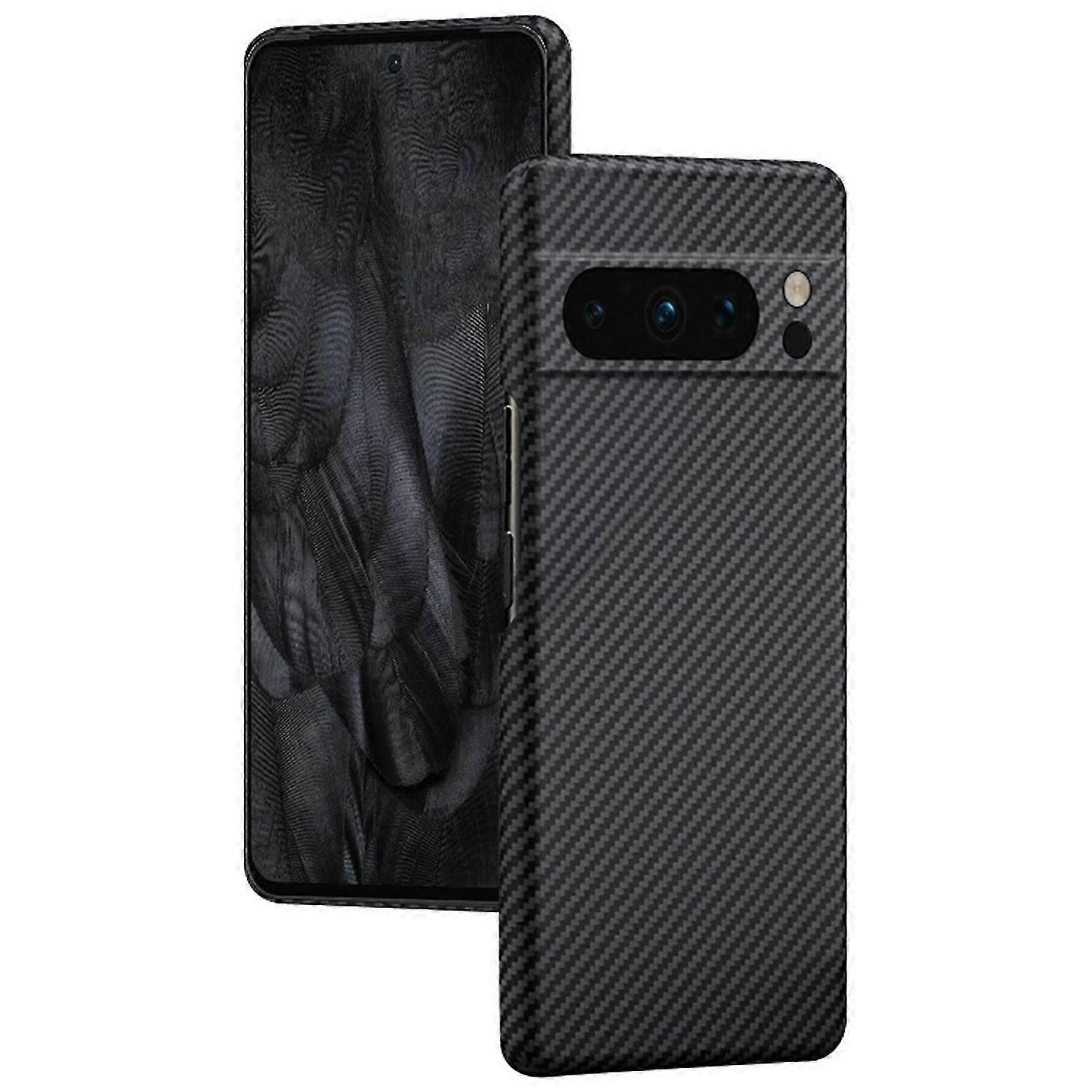 Ultra Slim Case for Google Pixel 8 Pro, Protective Case Made of Real Aramid Fiber, Soft Touch, Tough