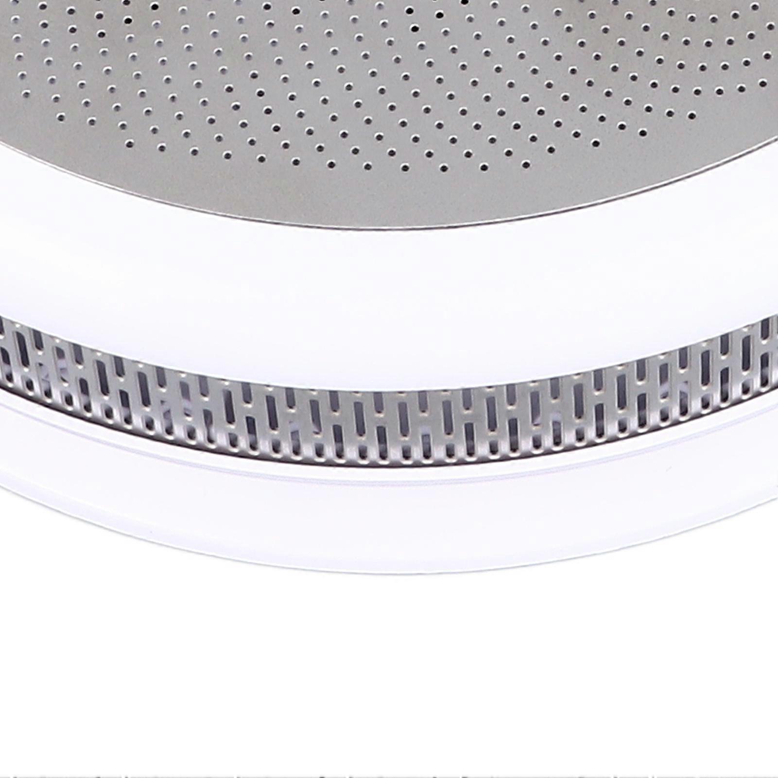 2 in 1 Smoke Detector Battery Powered Efficient Detection Intelligent Reminder Smoke Sensor for Home Security Protection