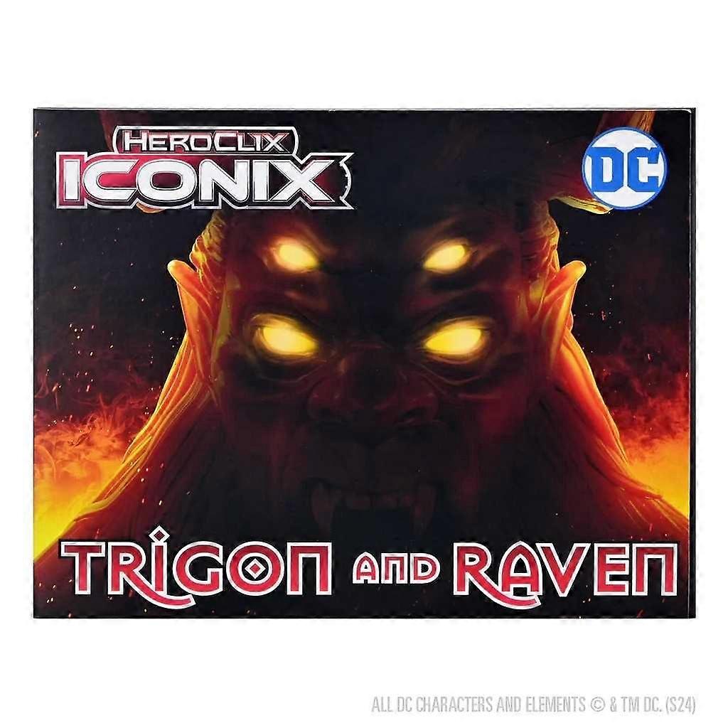 DC HeroClix Iconix Trigon and Raven Miniature Game