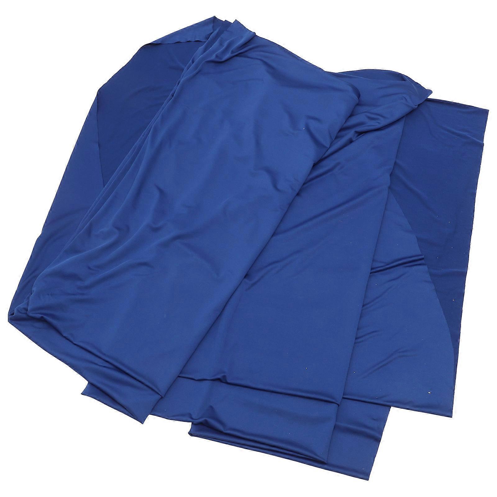 Stretchy Tablecloth Dust-Proof Scratch-Resistant Stain-Resistant Wrinkle-Resistant Decorative Rectangular Blue 183X76CM 1Set