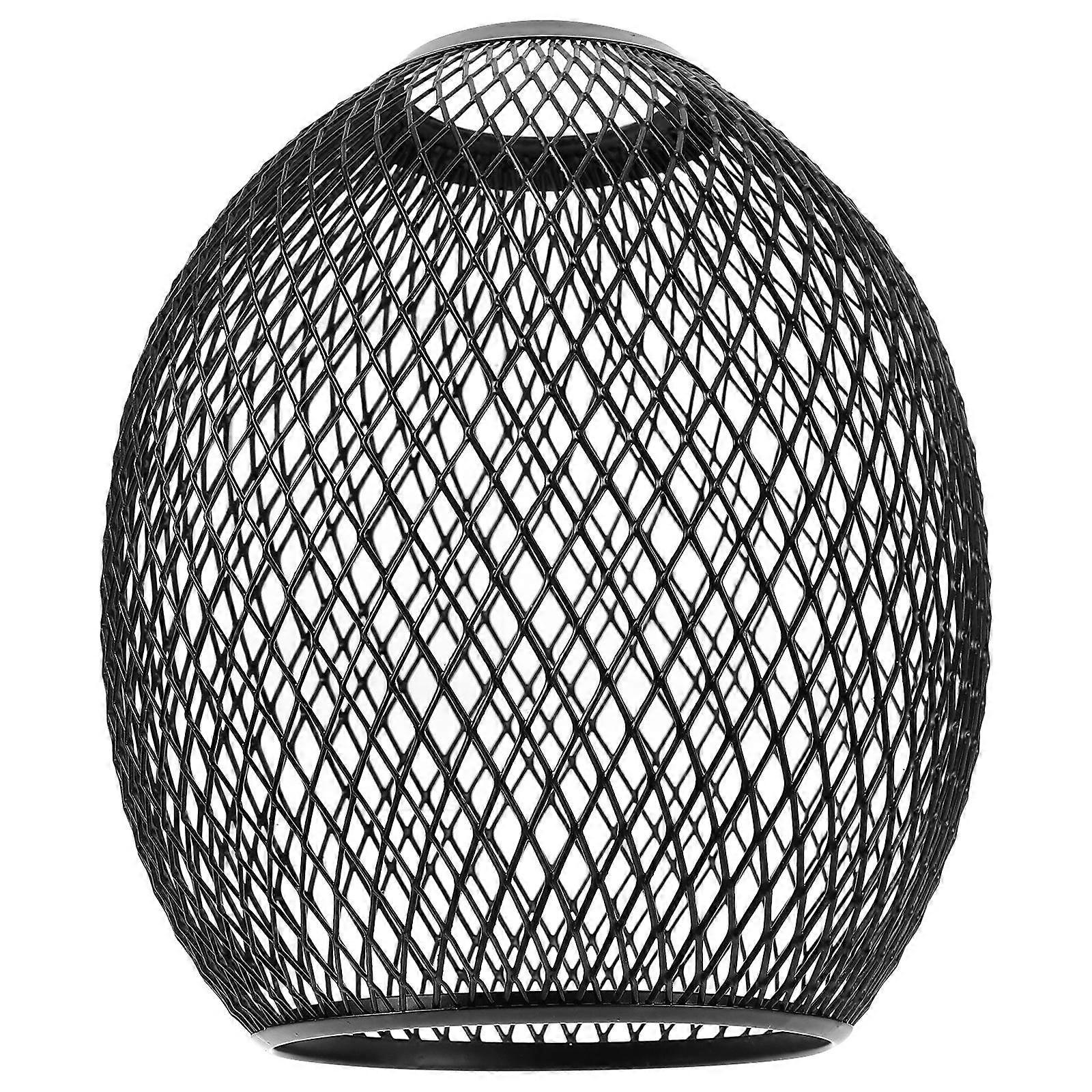 Wrought Iron Lamp Shade Light Diffusion Function Kitchen Applicable 6.3×5.1×5.1in 1Set