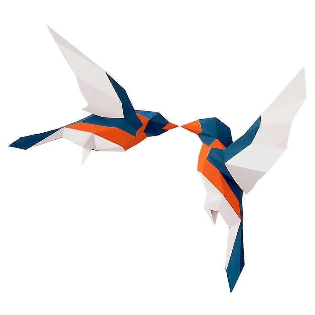 Geometric Love Birds Wall Decor – Nature Inspired Bird Ornament for Indoor & Outdoor Spaces, Patios, Gardens, and Home Decoration