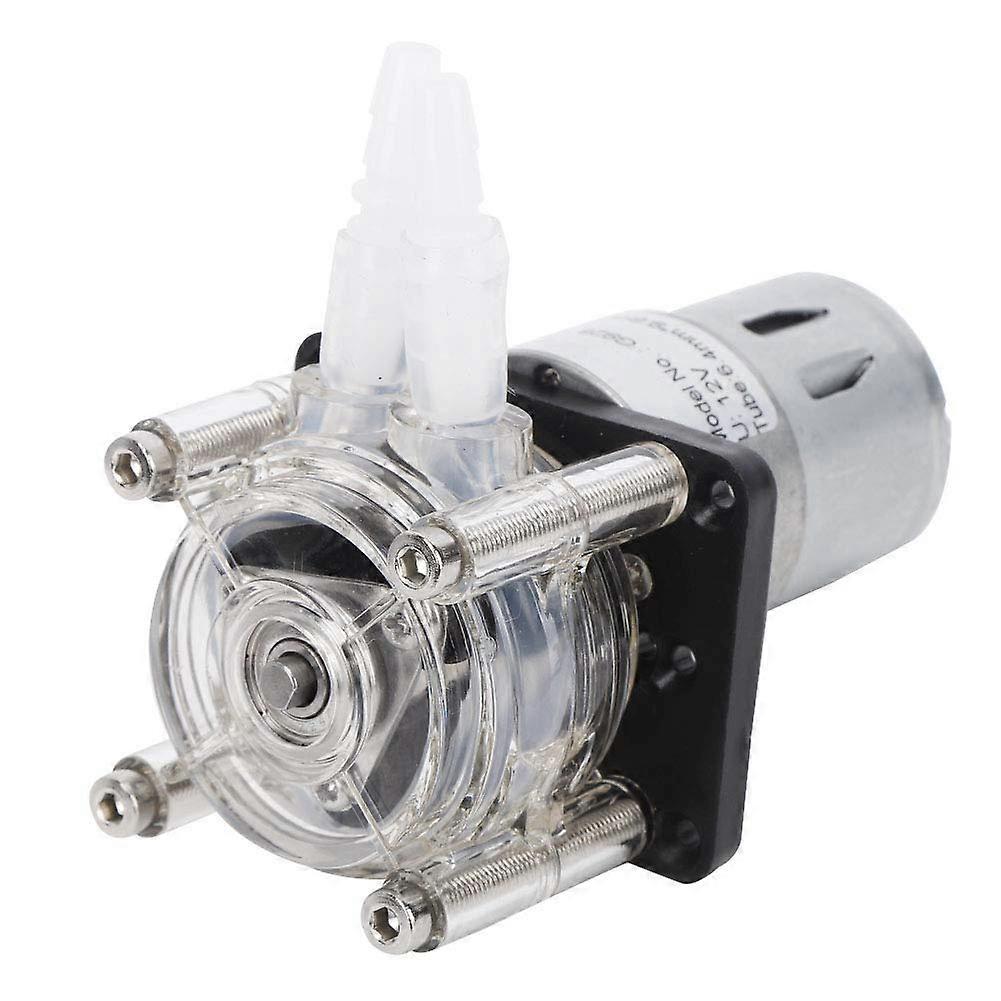Large Peristaltic Pump 12V for Laboratory and Aquarium Use - High-Flow, Durable, Adjustable Speed, Compact Design