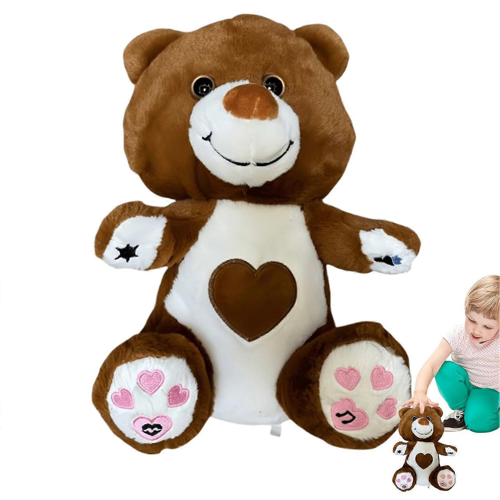 Mama, Heartbeat Lullaby Machine  Teddy Bear Pacifier  Pacifier for Teddy Bear  Soft Sleep Sensor Toy for Happy Comfort