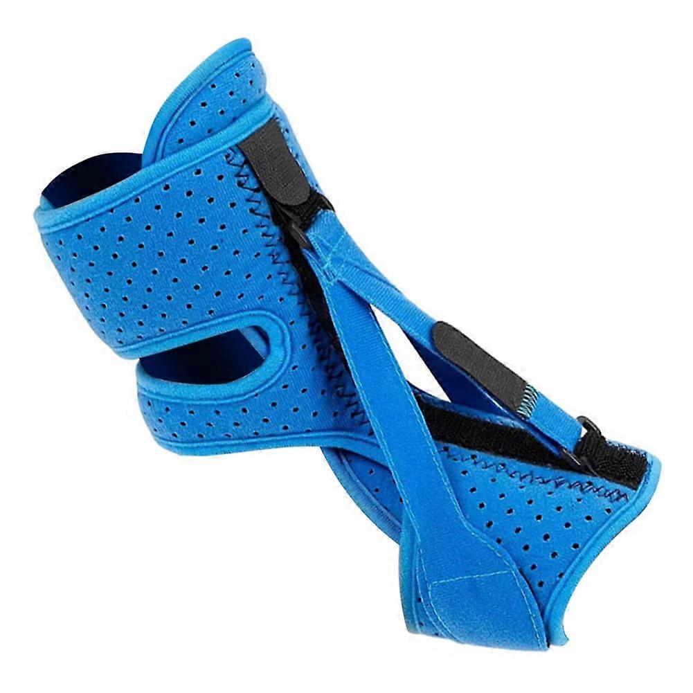 Adjustable Orthotic Stretcher Support for Foot Drop Relief, Arch Support, Ankle Stabilizer, Plantar Fasciitis, Blue