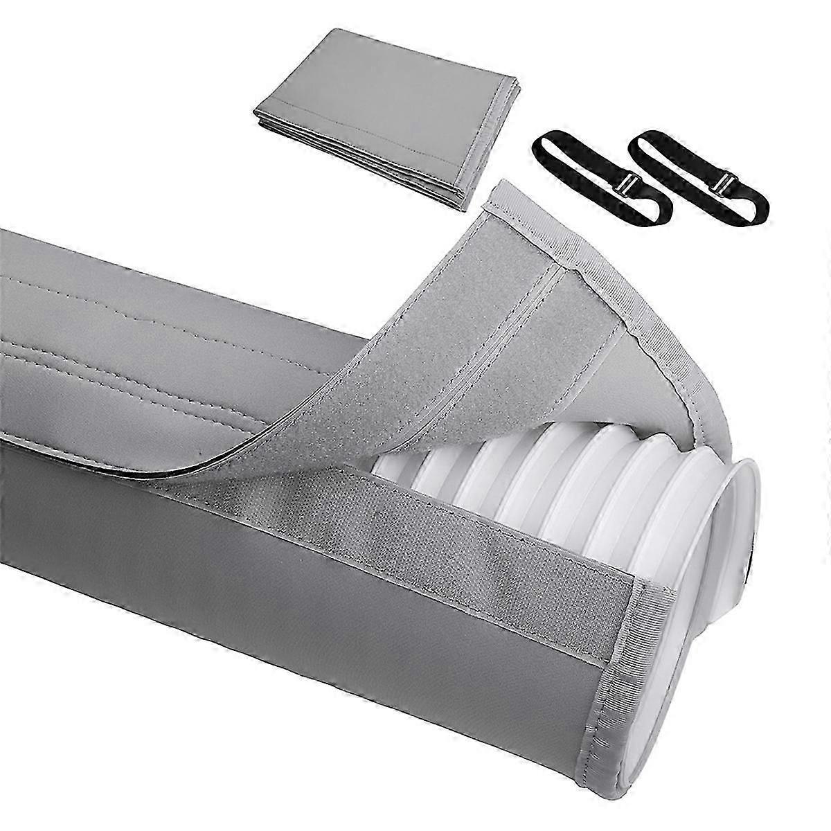 כיסוי צינור מזגן עטוף כיסוי בידוד אוורור צינור AC