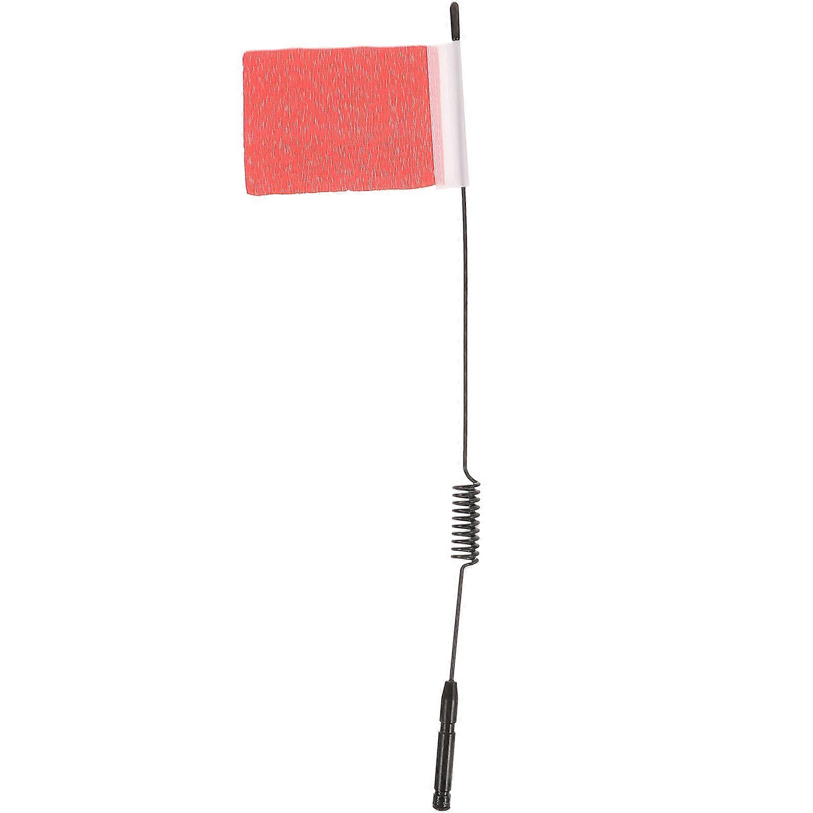 RC Climbing Car Antenna with Flag RC Car Part Simulation Signal Line with Flag Metal 1 Set RC Decoration