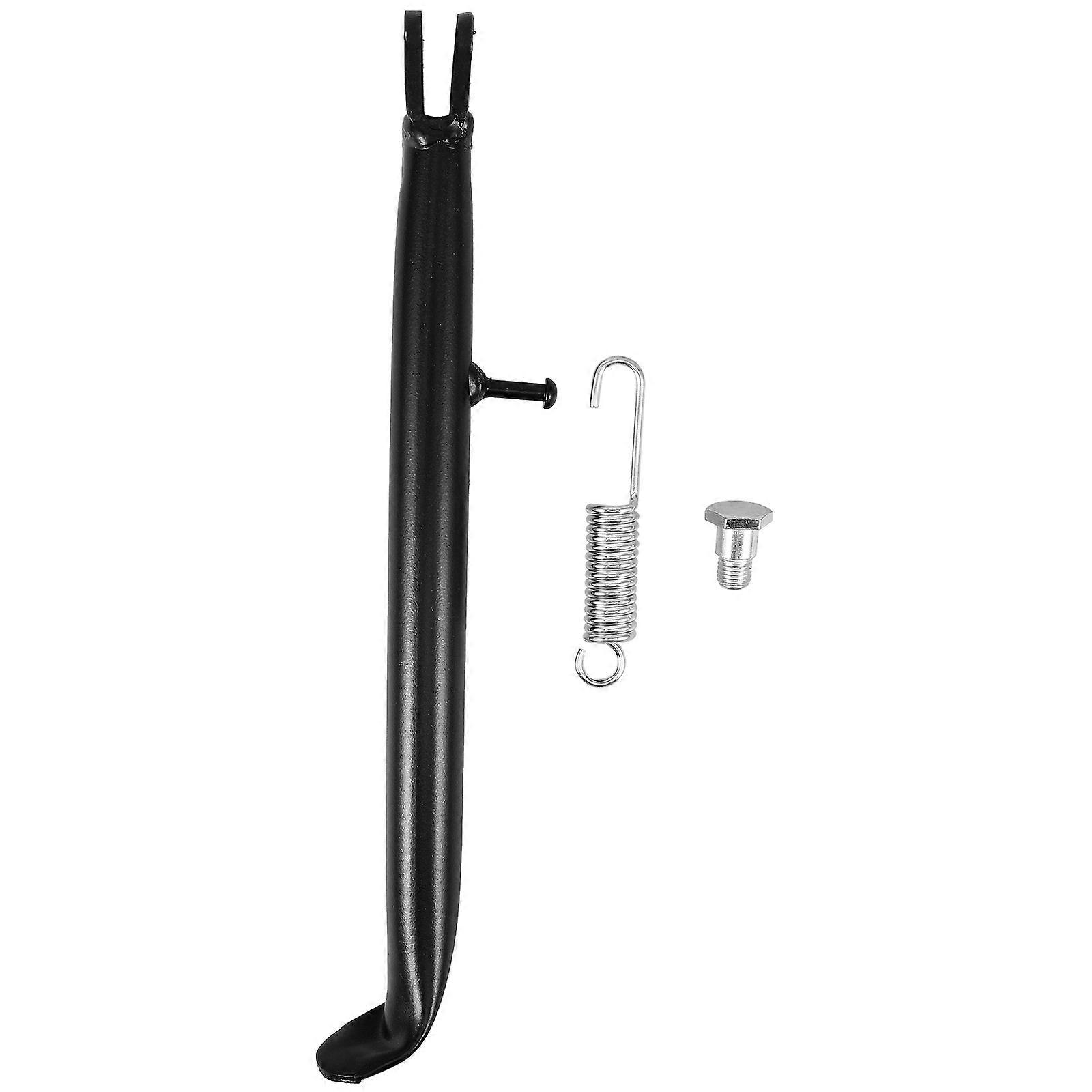 מעמד אופנוע מברזל שחור עם תמיכה קפיצית לשימוש בשטח מתאים לדגמים שונים