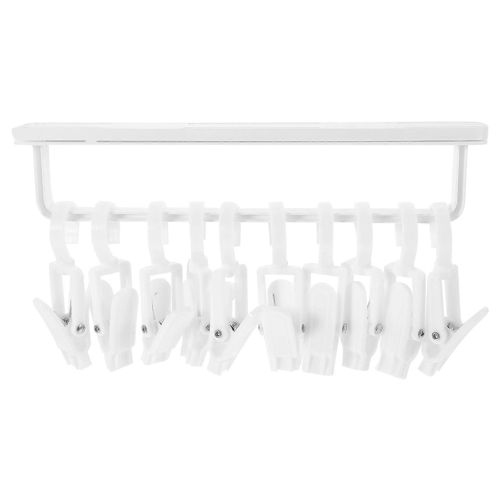 1 Set Sliding Pull Out Clothes Hanger Rod for Closet Wardrobe Storage