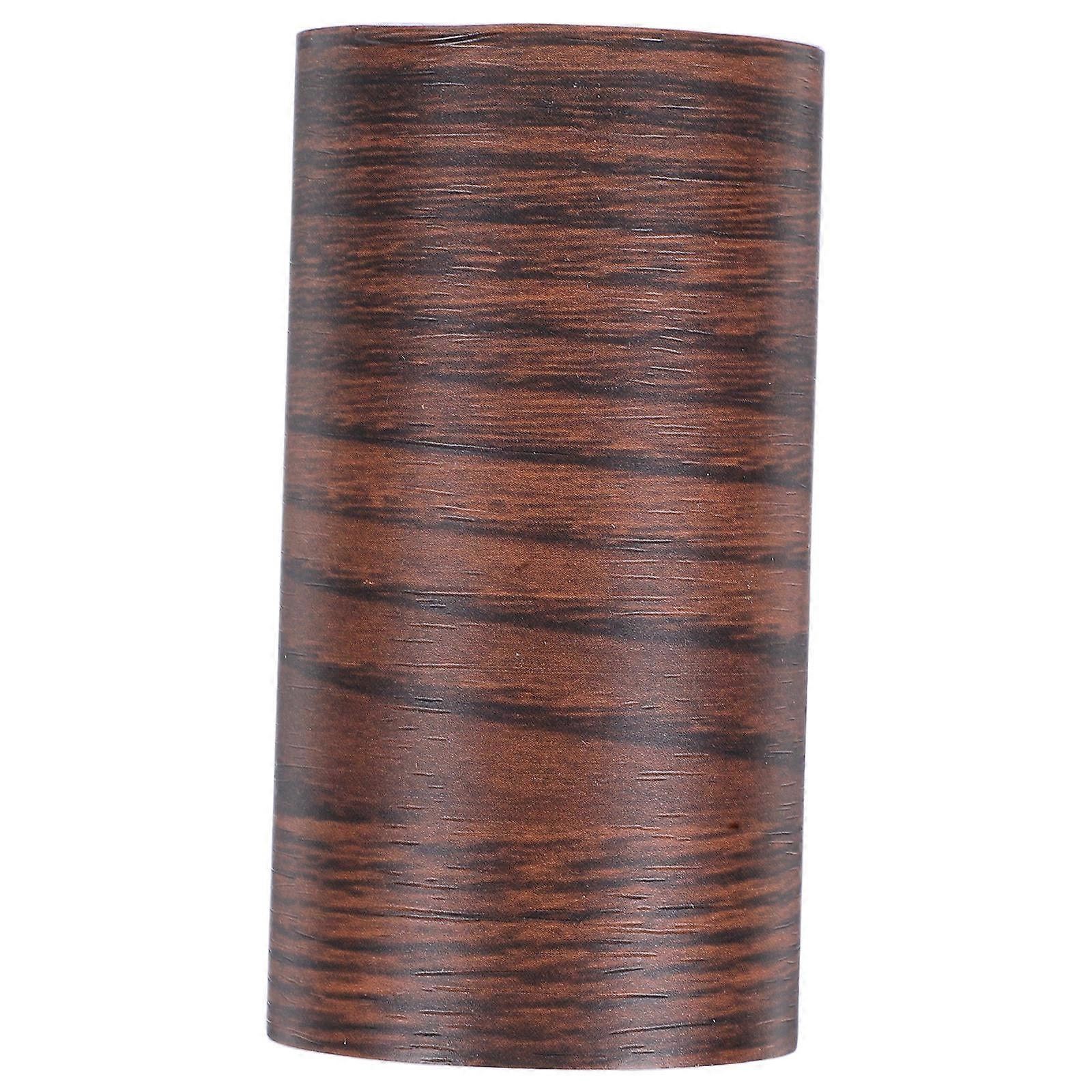 Wood Grain PVC Tape for Home Decoration Waterproof and Easy to Apply Brown Realistic Design 0.5 inch Width